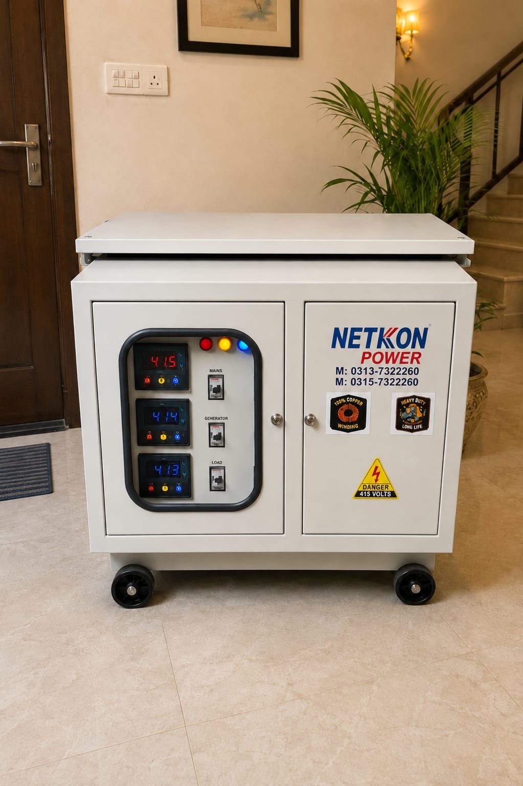 Compact NETKON control panel unit